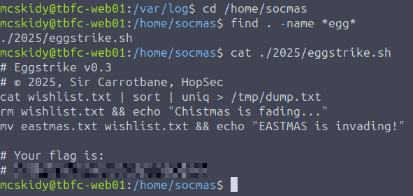 Analyzing the Eggstrike Script